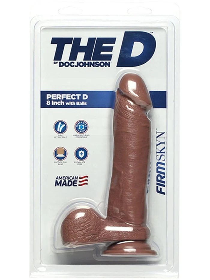 The D Perfect D 8 Inch FIRMSKYN Doc Johnson Anal