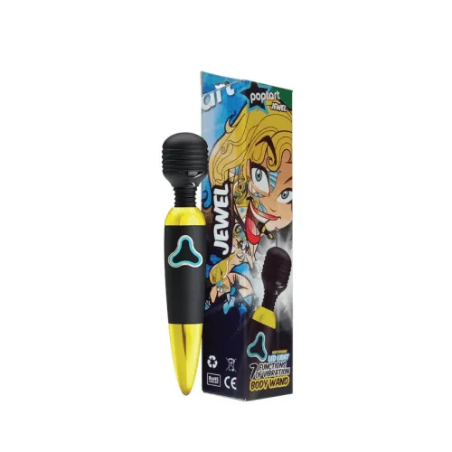 Vibrators Claredale Rechargable Body Wand Jewel Black Gold