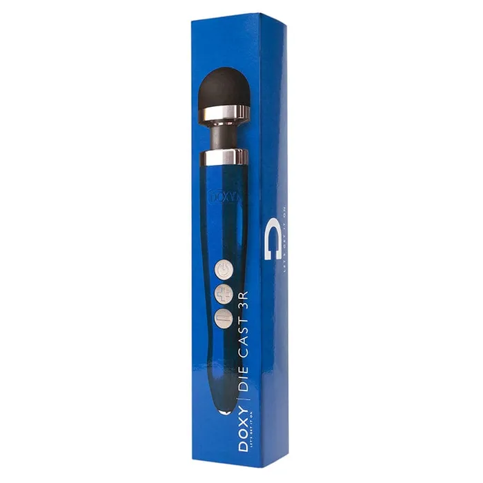Vibrators Doxy Doxy Die Cast 3 Rechargeable Blue Flame