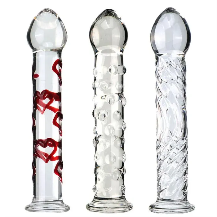 7 Inches Textured Candle Glass Dildo Xinghaoya Dildos