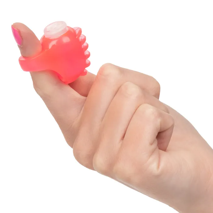 California Exotics Male Sex Toys Vibrating Textured Finger Teaser Ring