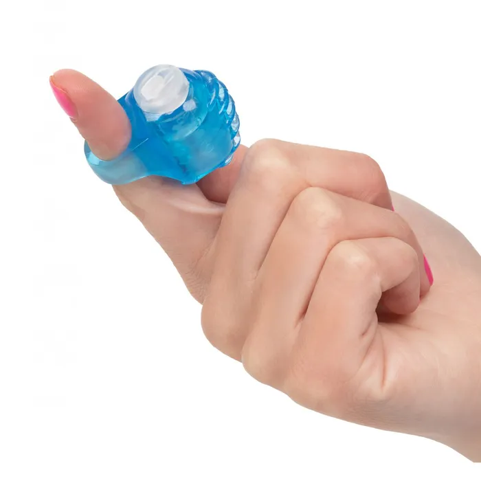 California Exotics Male Sex Toys Vibrating Textured Finger Teaser Ring