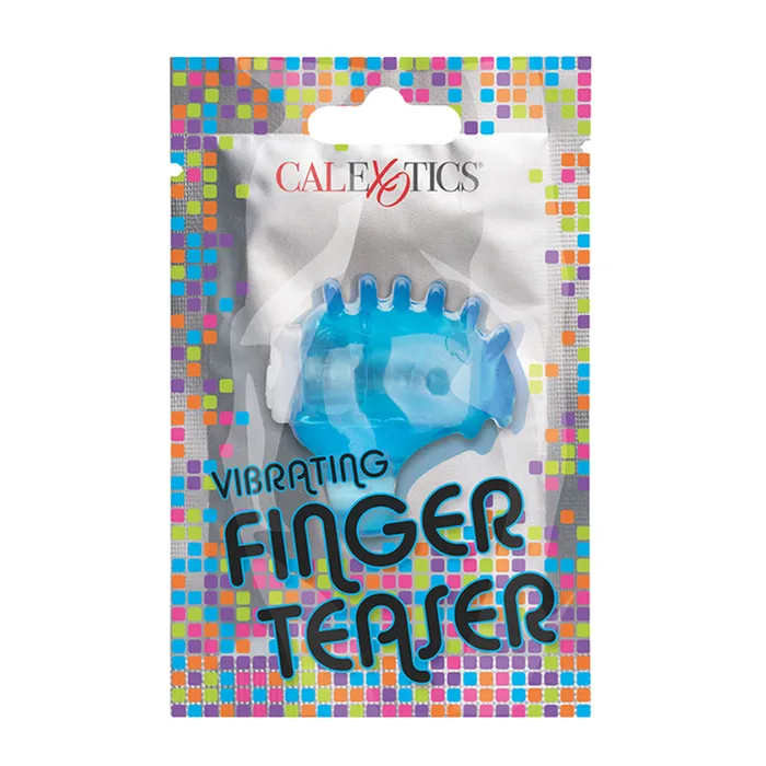 California Exotics Male Sex Toys Vibrating Textured Finger Teaser Ring