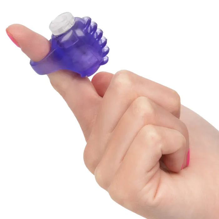 California Exotics Male Sex Toys Vibrating Textured Finger Teaser Ring