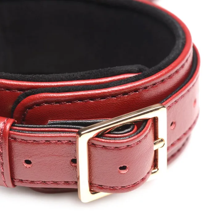 Couples 6 Piece Burgundy Bondage Set Master Series