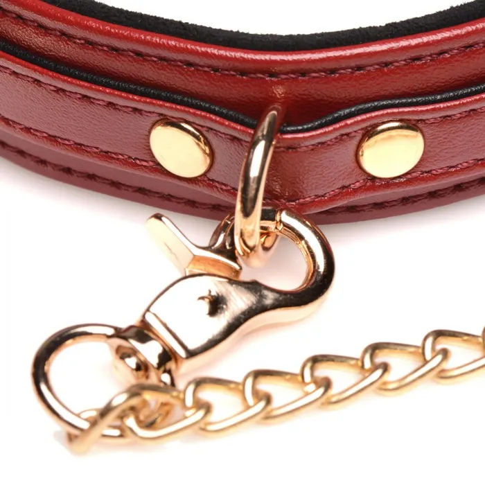 Couples 6 Piece Burgundy Bondage Set Master Series