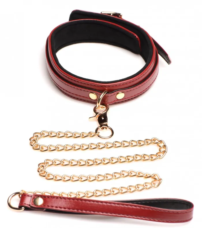 Couples 6 Piece Burgundy Bondage Set Master Series