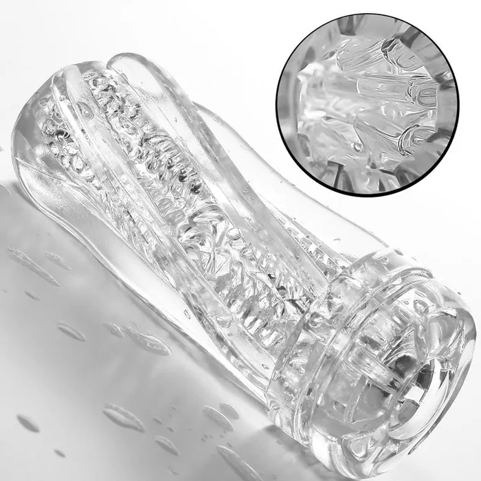 Dildos Ice Clear Advanced Male Masturbation Cup Lusty Age