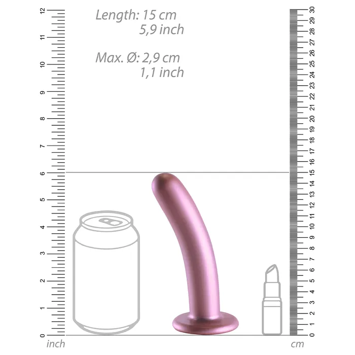 Female Sex Toys Ouch 6 Smooth Silicone GSpot Dildo With Suction Cup Shots Media