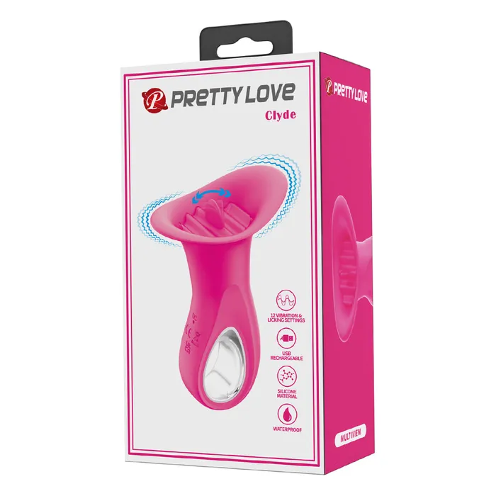 Female Sex Toys Pretty Love Pretty Love Clyde Clitoral Licker With Hollow Handle