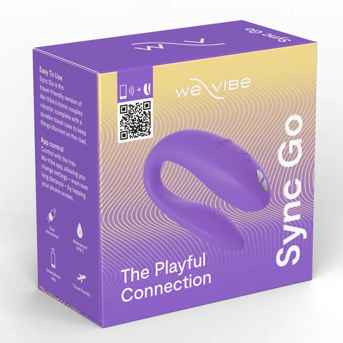 Female Sex Toys WeVibe WeVibe Sync Go AppCompatible Couples Vibrator Travel Case