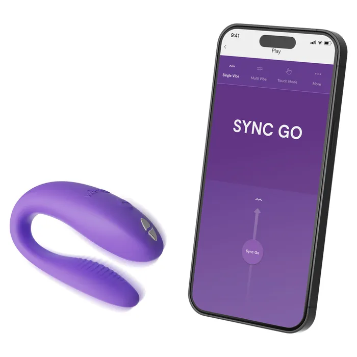 Female Sex Toys WeVibe WeVibe Sync Go AppCompatible Couples Vibrator Travel Case