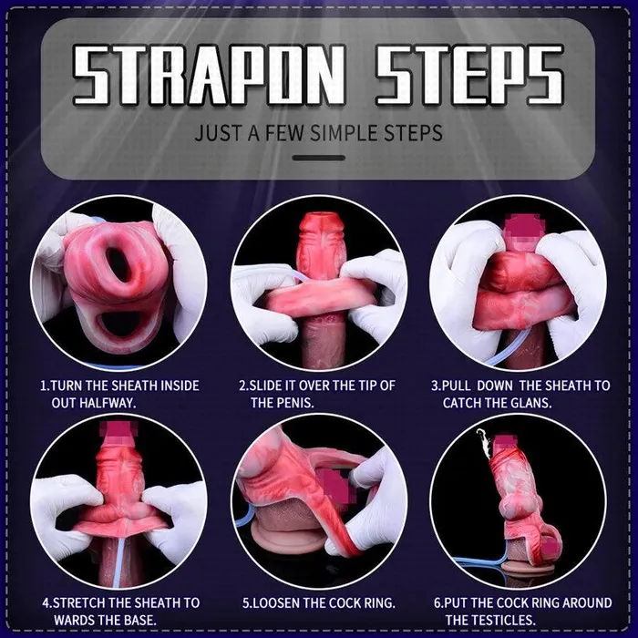 Male Sex Toys Xinghaoya Premium Silicone Ejaculating Penis Sleeves