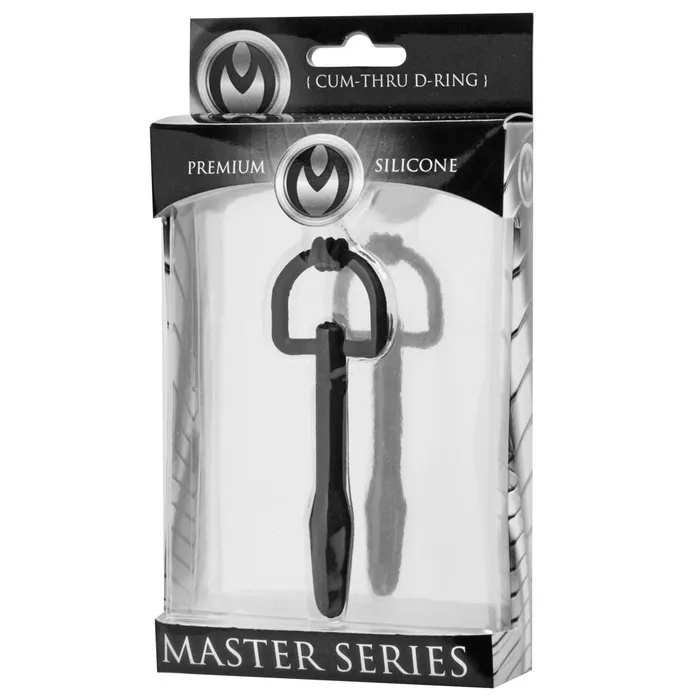 Master Series Male Sex Toys Master Series CumThru DRing Penis Plug