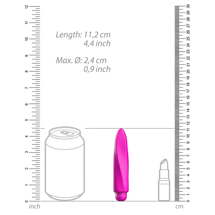 Shots Media Female Sex Toys Luminous Myra 10Speed UltraSoft Silicone Bullet Vibrator