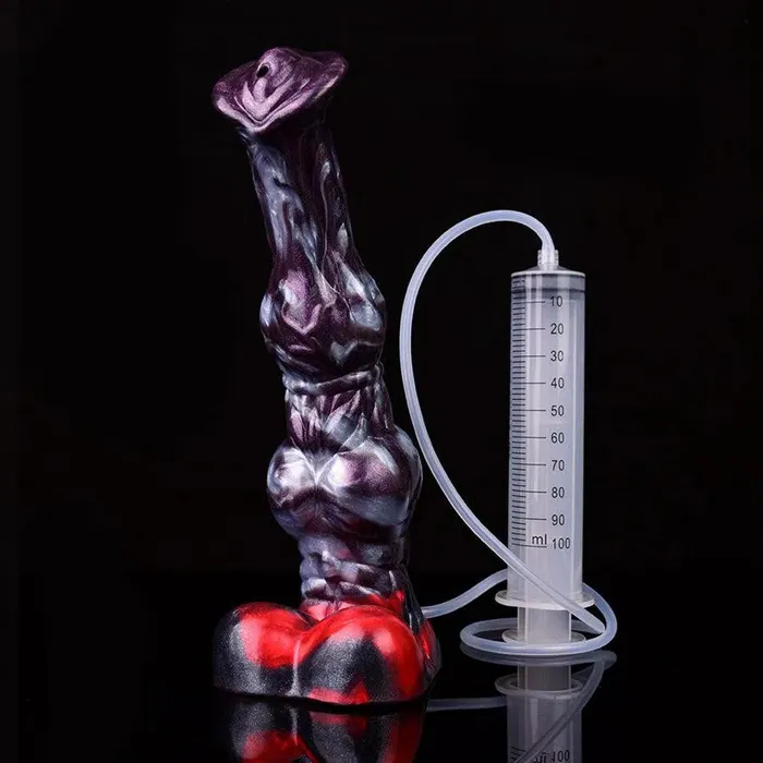 Xinghaoya 10 Inches Silicone Squirting Horse Cock Dildo Dildos