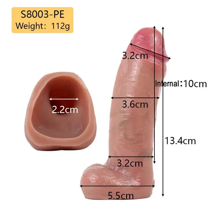 Xinghaoya 5 Inches Soft Cock Extension Sleeve Male Sex Toys