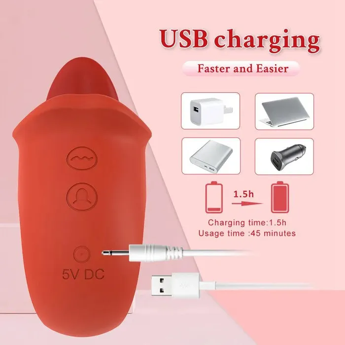 Xinghaoya Female Sex Toys Sweet Tongue Silicone Clitoral Stimulator for Women