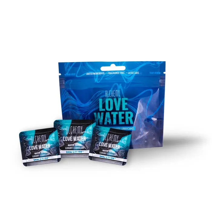 Alchemy Love Water Snap Slide Display 12 Packs 16 Ct WaterBased Lubricant 2024 Holiday Sale Specials Vibrators