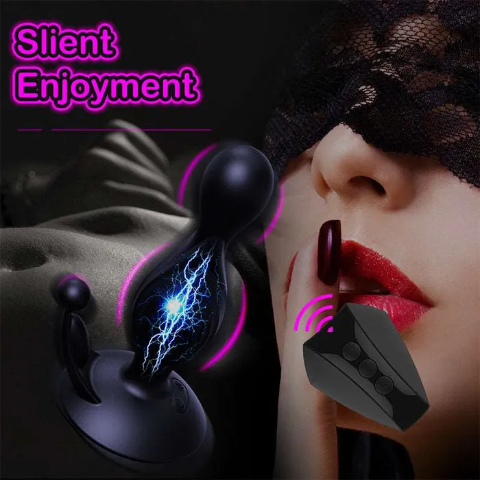 Anal Domlust Prostate Massager Remoter Estim Anal Vibrator Domlust