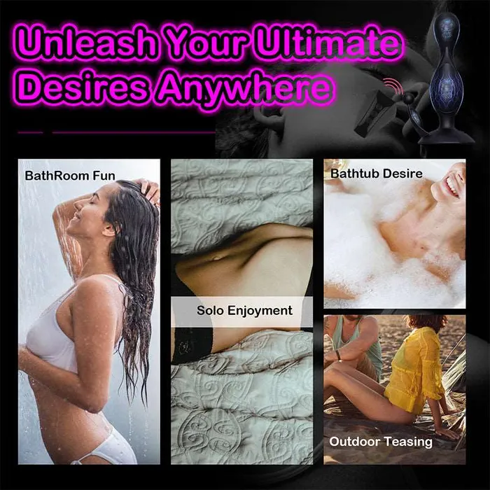 Anal Domlust Prostate Massager Remoter Estim Anal Vibrator Domlust