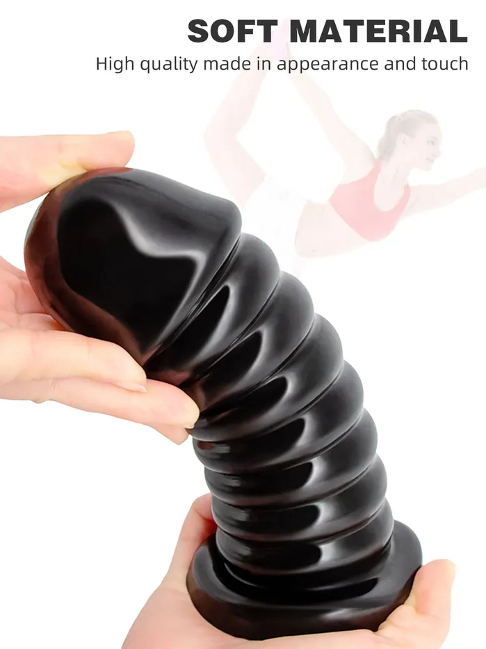 Anal Huge Anal Dildo Butt Plug Big Thread Silicone Dildos Sex Toys for Women Prostate Milk Domlust