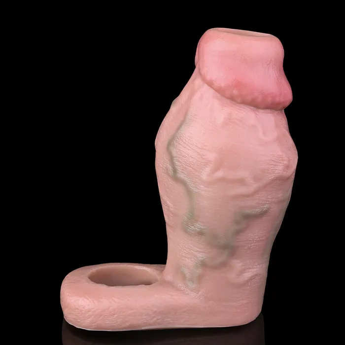 Big Glans Realistic Penis Sleeve Sex Toys for Men Soft Silicone Cock Condom Extender Domlust Male Sex Toys Big Glans Realistic Penis Sleeve Sex Toys for Men Soft Silicone Cock Condom Extender Domlust Male Sex Toys