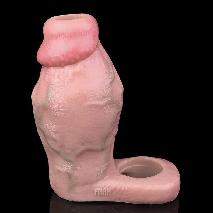 Big Glans Realistic Penis Sleeve Sex Toys for Men Soft Silicone Cock Condom Extender Domlust Male Sex Toys
