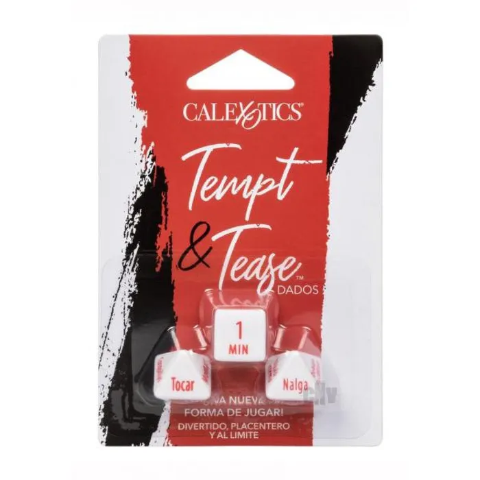 CalExotics Vibrators Tempt amp Tease Dados Spanish Version