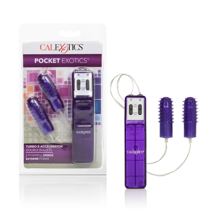 CalExotics Vibrators Turbo 8 Accelerator Double Bullets CalExotics Vibrators Turbo 8 Accelerator Double Bullets