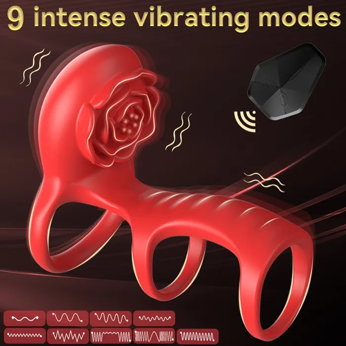 Couples Domlust Triple Vibrating Cock Ring Couple Sex Toys APP Remoter Control Clit Stimulator Rose Toy Couples Domlust Triple Vibrating Cock Ring Couple Sex Toys APP Remoter Control Clit Stimulator Rose Toy