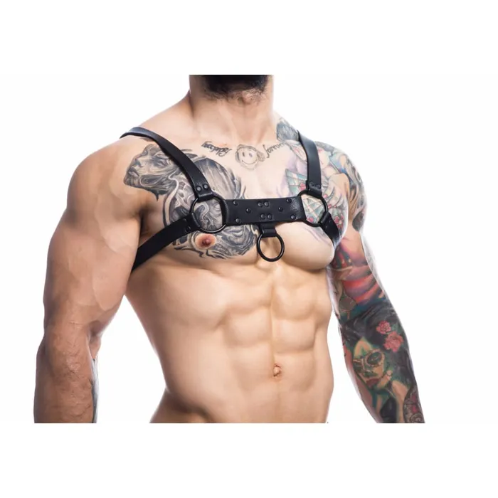 Cut 4 Men Mens Underwear C4M H4RNESS Black Party Harness One Size