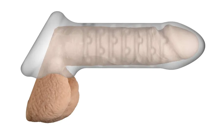 Doc Johnson Male Sex Toys Merci Jacked Up Thin Extender With Ball Strap Frost Doc Johnson Male Sex Toys Merci Jacked Up Thin Extender With Ball Strap Frost