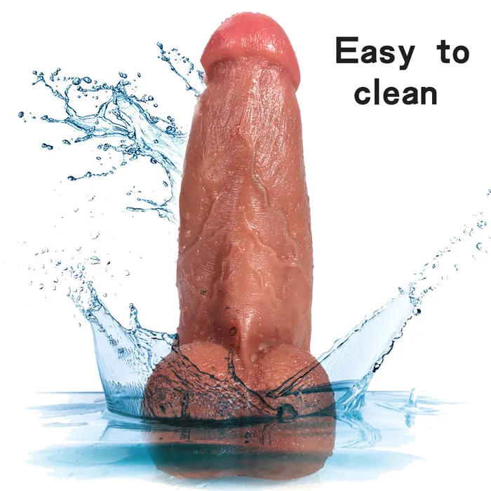 Domlust Anal Big Girth Realistic Anal Dildo Butt Plug Huge Silicone Suction Cup Female Sex Toy