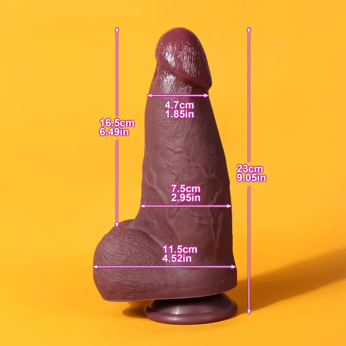 Domlust Anal Big Girth Realistic Anal Dildo Butt Plug Huge Silicone Suction Cup Female Sex Toy