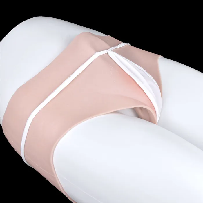 Domlust Silicone Realistic Pussy Panty Strapon Underwear Life Size Vagina Butt Male Sex Toys for Gay Couple Male Sex Toys