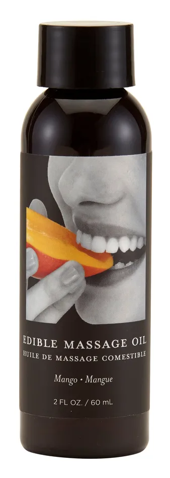 Earthly Body Edible Massage Oil Mango 2 Fl Oz Couples
