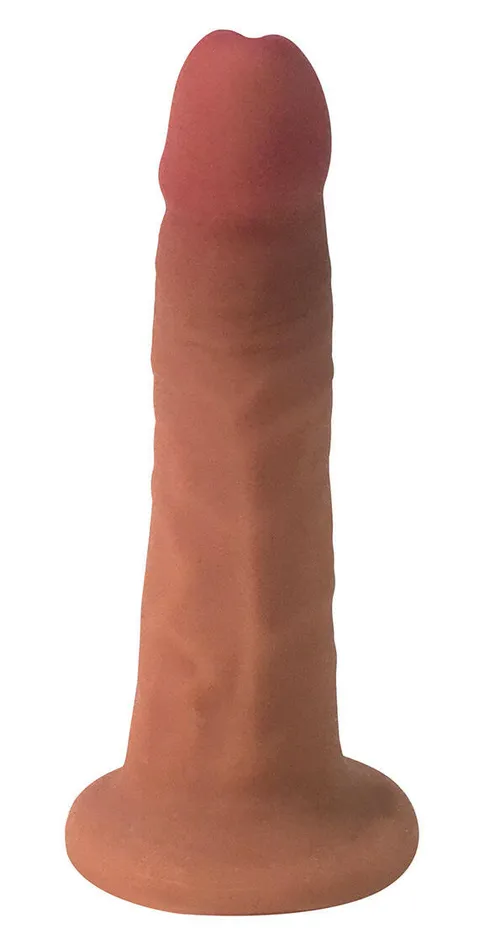 Easy Riders 6 Slim Bioskin Dildo Caramel Curve Toys Dildos