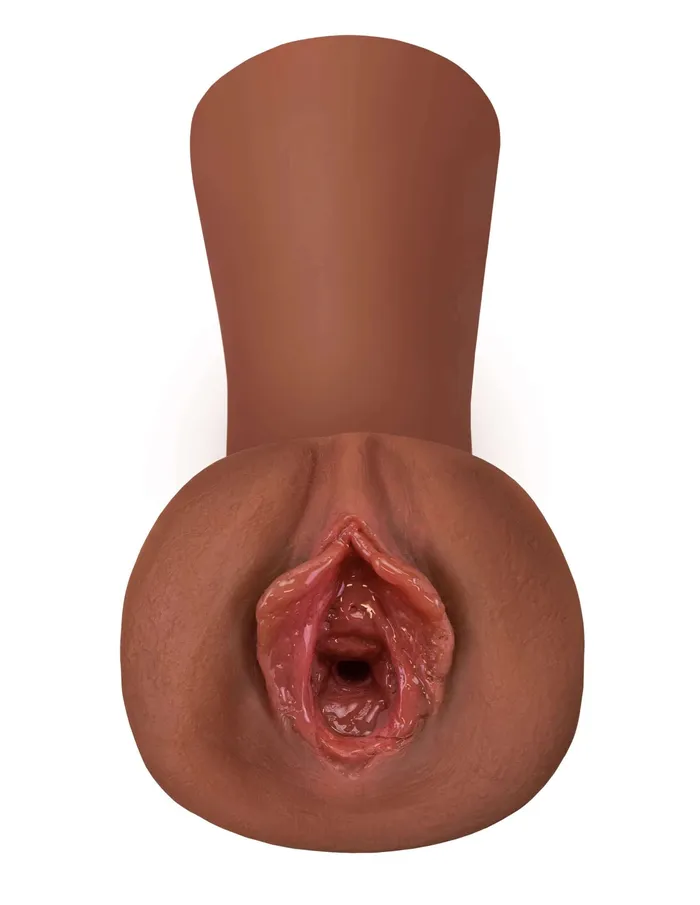 Extreme Wet Pussies SelfLubricating Juicy Snatch Stroker Brown PDX Brands Male Sex Toys