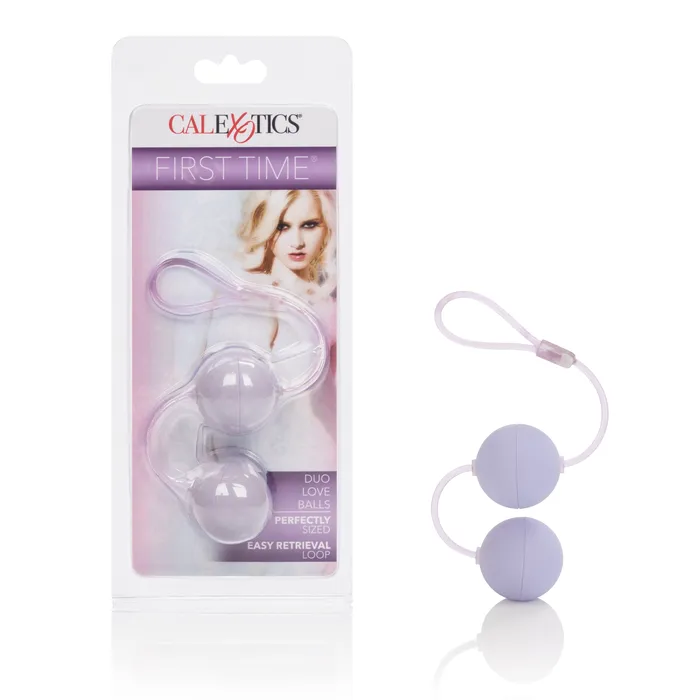 First Time Love Balls Duo Lovers Purple CalExotics Vibrators