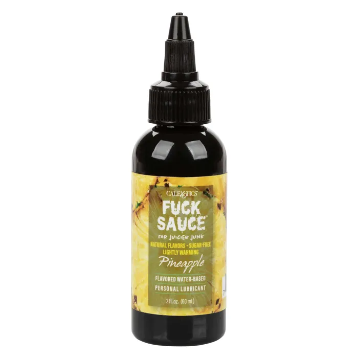 Fuck Sauce Flavored WaterBased Personal Lubricant 2 Oz Pineapple CalExotics Lubricants Fuck Sauce Flavored WaterBased Personal Lubricant 2 Oz Pineapple CalExotics Lubricants