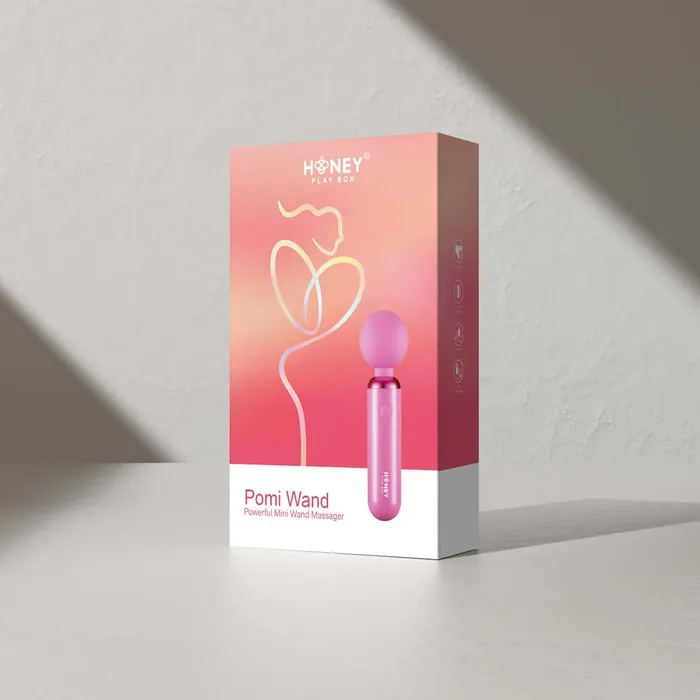 Honey Play Box Vibrators Pomi Wand Clit Teasing Wand Pink