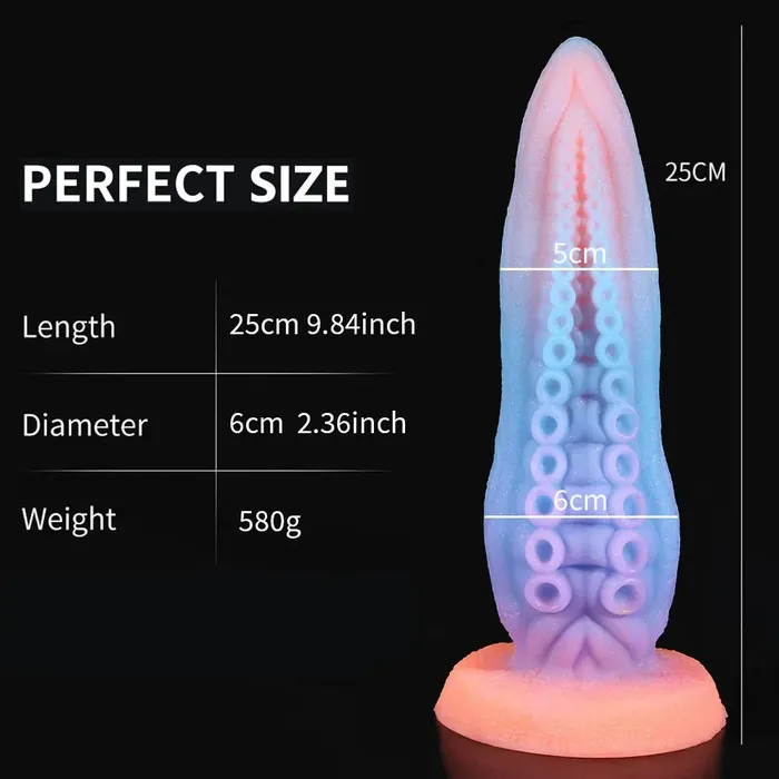 Luminous Monster Tentacle Dildos Exotic Fantasy Dildo Butt Plug Anal Sex Toys Domlust Anal