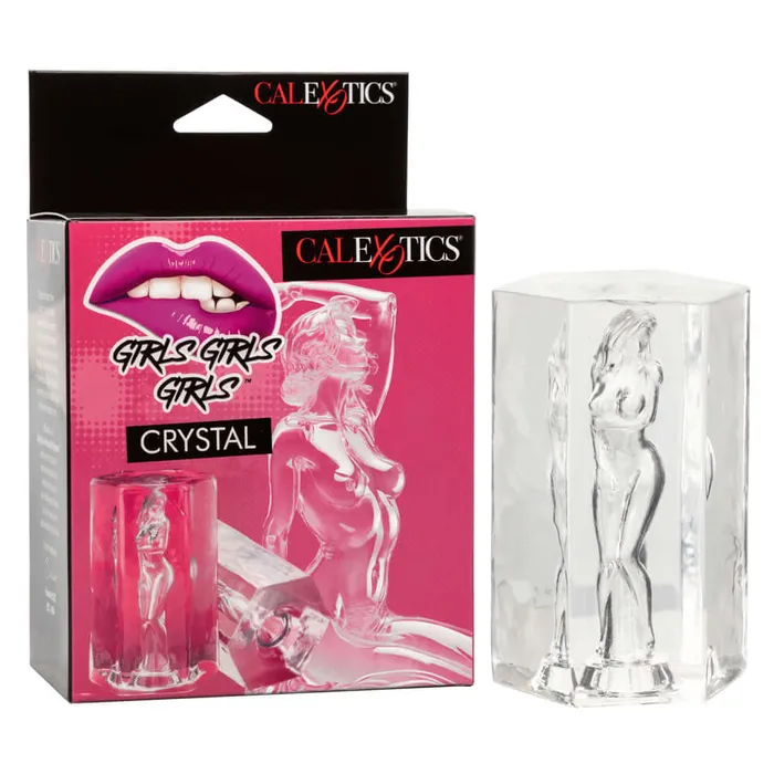 Male Sex Toys CalExotics Girls Girls Girls Crystal Masturbator Clear