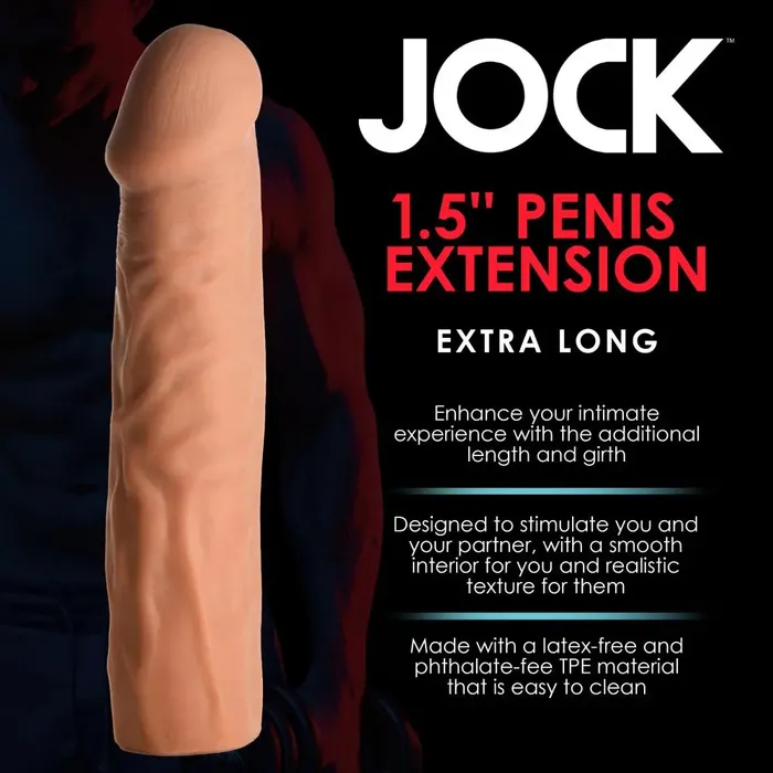Male Sex Toys Jock Extra Long 15 Inch Penis Extension Medium Cock Sleeve