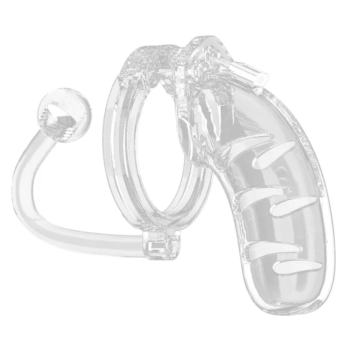 Male Sex Toys Man Cage 11 Male 45 Inch Clear Chastity Cage With Anal Plug Shots Toys Male Sex Toys Man Cage 11 Male 45 Inch Clear Chastity Cage With Anal Plug Shots Toys