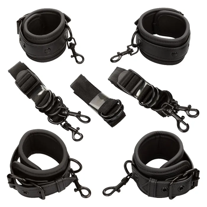 Nocturnal Collection Bed Restraints Black CalExotics Anal