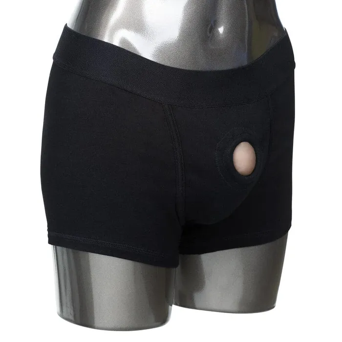 Packer Gear Boxer Harness Black Medium to Large California Exotic Mens Underwear Packer Gear Boxer Harness Black Medium to Large California Exotic Mens Underwear
