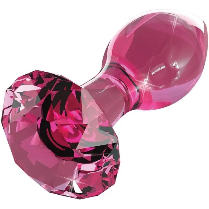 PipeDream Icicles No79 Pink Crystal Glass Butt Plug Anal