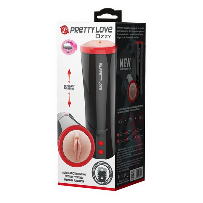 Pretty Love Ozzy Vagina Black Red Pretty Love Vibrators